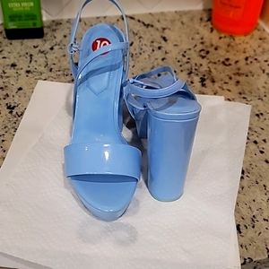 Aldo Shoes " Kandie" Powder Blue Platform